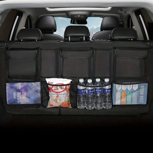 Backseat Hanging Car Boot Organiser with 8 Storage Pockets